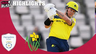 DArcy Short Stars With 69 off 30  Hampshire v Glamorgan  Match Highlights  Vitality Blast 2021 [upl. by Anhaj512]