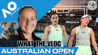 AUSTRALIAN OPEN PLAYER VLOG SAKKARI PEGULA ACTIVITIES BETWEEN TENNIS MATCHES GIVEAWAY [upl. by Radford74]