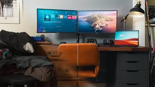 Modern IKEA Desk Setup Makeover [upl. by Timothee459]