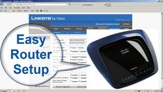 How to Install Your Linksys Wireless Router  How to setup a linksys wireless router [upl. by Rimidalb]