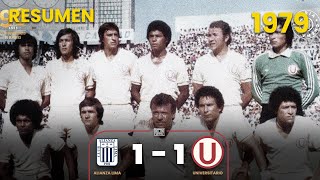 Alianza Lima 11 Universitario  Año 1979  Resumen  Goles en Acción ⚽🎞 [upl. by Krischer135]