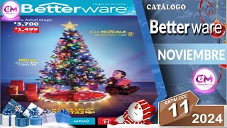 🎄CATALOGO BETTERWARE NOVIEMBRE 2024 [upl. by Dunston]