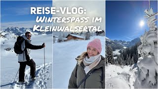 Vlog Winterurlaub im Kleinwalsertal [upl. by Anileba]