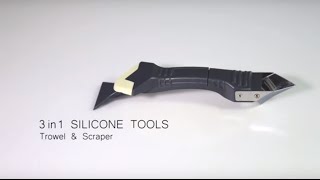 3 IN 1 SILICONE TOOLS TROWEL amp SCRAPER [upl. by Sharona587]