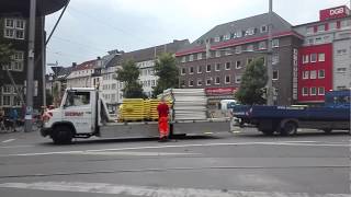 Straßenbahn Bremen Brahmsstraße  Hauptbahnhof Baustellen  men  work 22062017 [upl. by Ilatfen]