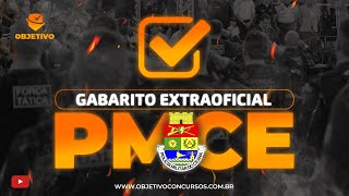 PM CE Gabarito EXTRAOFICIAL  Todas as disciplinas Objetivo Concursos [upl. by Sitnik579]