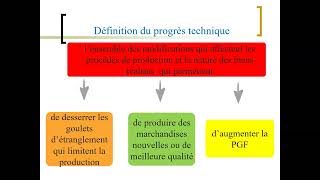 Lanalyse de Solow un progrès technique exogène [upl. by Armillia]