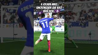 Jogada sincronizada no coop edit eafc24 fifa soccer skills shorts fypシ゚viral ytshorts goal [upl. by Aynwat112]