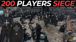 200 Players Siege Hospitaller Knights  Persistent Empires  Bannerlord [upl. by Ahtiuqal915]