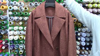 How to sew a coat collar and lapel [upl. by Hardej]