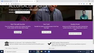 How to Take the Accuplacer Test Online [upl. by Enirahtac]