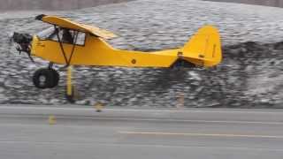 Valdez AirShow Winner Takeoff Frank Knapp Oratex covered quotLilCubquot [upl. by Leslee]