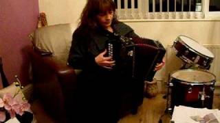 DEBBIE GARVEY MILLTOWN JIG 2 BUTTON ACCORDION IRISH TRADITIONAL [upl. by Ahseikan]