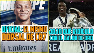 MBAPPE SERÁ PRESENTADO CON EL DORSAL DE CRISTIANO Y LA ESPAÑA FEA HACE EL RIDI CON EL BALÓN DE ORO [upl. by Rednaeel185]