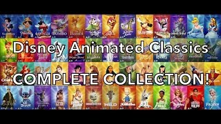 Disney Animated Classics DVD Collection COMPLETE [upl. by Nidraj]