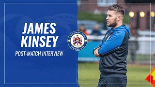 Post match James Kinsey on Celtics last gasp win over Newcastle Town [upl. by Cutlor]