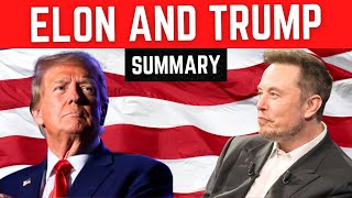 Trump vs Elon Musk Interview in 11 min [upl. by Eimile53]