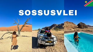 NAMIBIA VLOG Road trip to Sossusvlei  The Desert Hills Lodge  Deadvlei [upl. by Ephrem]