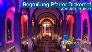 LIVE  Begrüßungsgottesdienst Pfarrer Ralf Dickerhof [upl. by Domel]