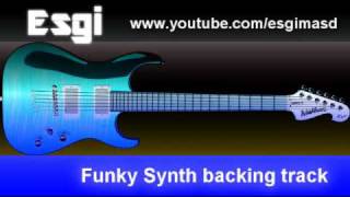 Funk Synth Backing Track Em [upl. by Adriana578]