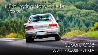 Nürburgring Nordschleife  Subaru GC8 in traffic [upl. by Sarilda]