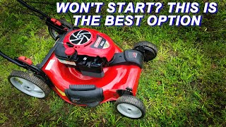 Fixing A Craftsman Mower That Wont Start [upl. by Annoya277]