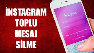 İNSTAGRAM TOPLU MESAJ SİLME PROGRAMSIZ ÇOK BASİT [upl. by Schinica]