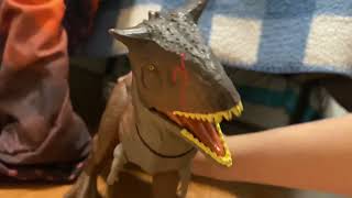 Dinosaur Carnotaurus AttackToy Version [upl. by Sualokin]