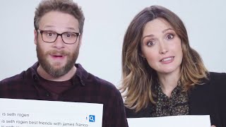 Seth Rogen amp Rose Byrne Answer The Web’s Most Searched Questions  WIRED [upl. by Redlac190]