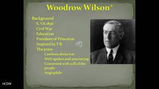 HIST 112 US 1877 present Chapter 20 Part 1 World War I Begins [upl. by Eatnuhs]