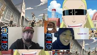 Luffy and Zoro vs Coby and Helmepo Reaction Mashup [upl. by Atnod]