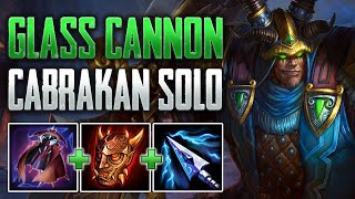 THE ULTIMATE ONE SHOT BUILD Cabrakan Solo Gameplay SMITE Conquest [upl. by Tegan]