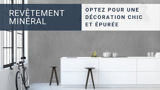 Enduit Revêtement Minéral  Adoptez un style chic et épuré [upl. by Sib]