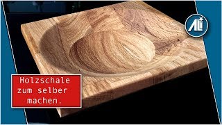 ✅Holzschale selber machen  Die passende Vorrichtung ⎮ Ganz einfach ⎮DIY [upl. by Raffaello146]