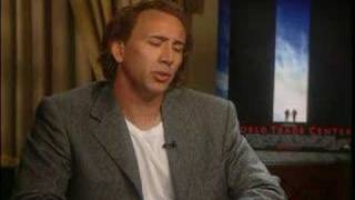 World Trade Center Nicolas Cage amp Oliver Stone interview [upl. by Reeher905]