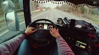 New Session of simple POV driving by truck Scania from Belgium to UK and back to NL [upl. by Murton438]