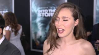 Into the Storm Alycia Debnam Carey Exclusive Premiere Interview  ScreenSlam [upl. by Eikcaj]