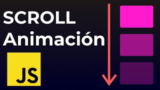 Animación al hacer SCROLL JS  CSS  Intersection Observer [upl. by Iral]