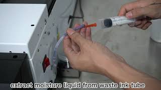 How to use moisturizing kits to prevent print head nozzle clogged for ACHI DTF Printerdtfprinter [upl. by Dez610]