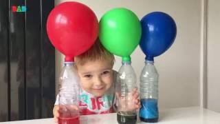 Baking Soda and Vinegar Balloon Experiment [upl. by Yenots]