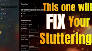 How to turn off windows gamebar and get morefps and fix stutter [upl. by Lebam]