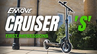 NEW EMOVE Cruiser ‘S’ First Look amp Impressions [upl. by Inig]