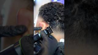 High Taper with Curls 🔥 shorts barber haircut [upl. by Drawyeh]