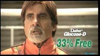 Dabur Glucose D Commercial with Amitabh Bachchan [upl. by Auqinat]