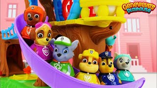 Weeble Toy Treehouse featuring Paw Patrol Weebles [upl. by Costa]