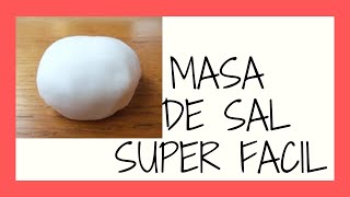 COMO HACER MASA PASTA DE SAL DIY MANUALIDADES FIGURITAS EN MASA DE SAL [upl. by Agnese]