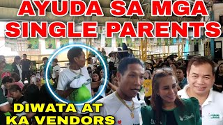 Diwata at Ka Vendors Nagbigay Ng Ayuda sa Mga SINGLE PARENTS at pa Premyo [upl. by Lalaj]