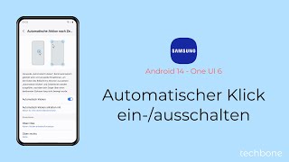 Automatischer Klick einschalten oder ausschalten  Samsung Android 14  One UI 6 [upl. by Aneem]