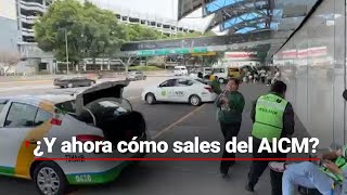 Ya no puedes pedir taxis por app desde el AICM ¿Ahora qué puedes hacer para trasladarte al llegar [upl. by Ynohtna]