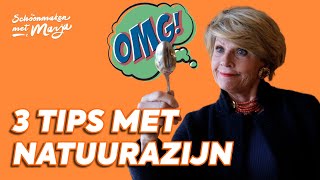 3 Super Soptips met natuurazijn 💦 Schoonmaken met Marja Middeldorp [upl. by Etnaihc]